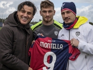 Vincenzo Montella, Semih K�l��soy’un oynad�� Cagliari’yi ziyaret etti