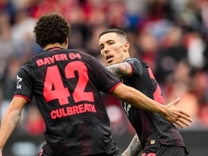 9 goll� ma�ta Leverkusen, geriden gelip kazand�