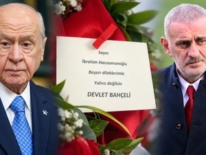 MHP lideri Bah�eli’den Hac�osmano�lu’na destek!