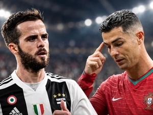 Pjanic’ten Ronaldo itiraf�: “Topu alman�n tek yolu buydu”