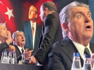 Be�ikta� genel kurulunda gerilim! Adal� ile Markaryan tart��t�